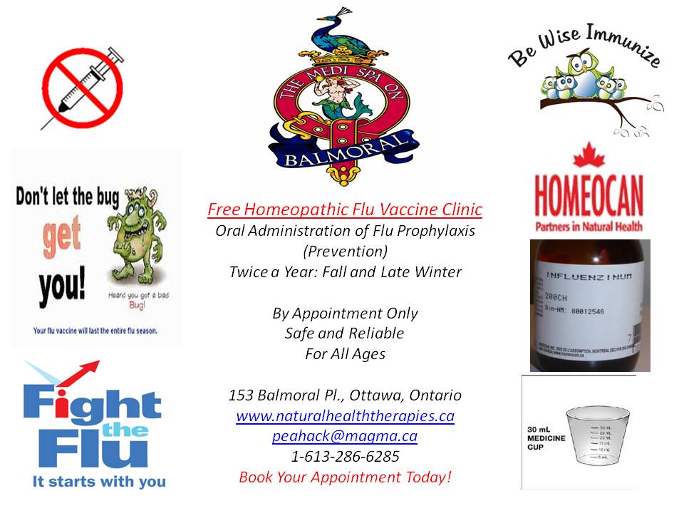 Free Homeoapthic Oral Vaccine Flu Clinic